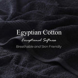 Egyptian Cotton Plush Absorbent Luxury Bath Towel Set of 4 - Egyptian Cotton Bath Towel by Superior Brand