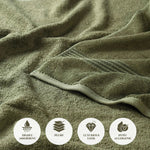 Heritage Egyptian Cotton Plush Thick Absorbent Bath Sheet Set of 2 - Egyptian Cotton Bath Sheet by Superior Brand