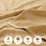 Heritage Egyptian Cotton Plush Thick Absorbent Bath Sheet Set of 2 - Egyptian Cotton Bath Sheet by Superior Brand