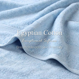Egyptian Cotton Plush Absorbent Luxury Bath Towel Set of 4 - Egyptian Cotton Bath Towel by Superior Brand