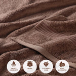 Heritage Egyptian Cotton Plush Thick Absorbent Bath Sheet Set of 2 - Egyptian Cotton Bath Sheet by Superior Brand