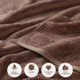 Egyptian Cotton Plush Absorbent Luxury Bath Towel Set of 4 - Egyptian Cotton Bath Towel by Superior Brand