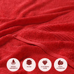 Heritage Egyptian Cotton Plush Thick Absorbent Bath Sheet Set of 2 - Egyptian Cotton Bath Sheet by Superior Brand
