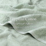 Egyptian Cotton Plush Absorbent Luxury Bath Towel Set of 4 - Egyptian Cotton Bath Towel by Superior Brand