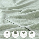Egyptian Cotton Plush Absorbent Luxury Bath Towel Set of 4 - Egyptian Cotton Bath Towel by Superior Brand