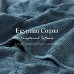 Egyptian Cotton Plush Absorbent Luxury Bath Towel Set of 4 - Egyptian Cotton Bath Towel by Superior Brand