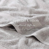Egyptian Cotton Plush Absorbent Luxury Bath Towel Set of 4 - Egyptian Cotton Bath Towel by Superior Brand