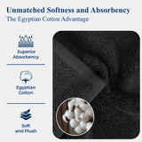 Madison Egyptian Cotton Pile Heavyweight 4 Piece Bath Towel Set