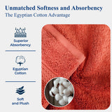 Egyptian Cotton Bath Towels - Plush Bath Sheet Set of 2