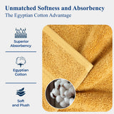 Egyptian Cotton Bath Towels - Plush Bath Sheet Set of 2
