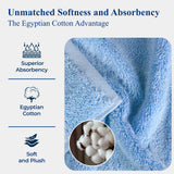 Egyptian Cotton Bath Towels - Plush Bath Sheet Set of 2