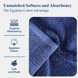 Egyptian Cotton Bath Towels - Plush Bath Sheet Set of 2