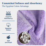 Egyptian Cotton Bath Towels - Plush Bath Sheet Set of 2