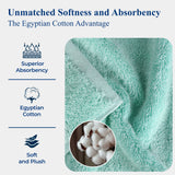 Egyptian Cotton Bath Towels - Plush Bath Sheet Set of 2