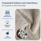 Egyptian Cotton Bath Towels - Plush Bath Sheet Set of 2