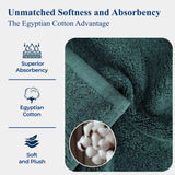 Egyptian Cotton Bath Towels - Plush Bath Sheet Set of 2