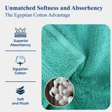 Egyptian Cotton Bath Towels - Plush Bath Sheet Set of 2