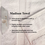 Egyptian Cotton Bath Towels - Plush Bath Sheet Set of 2