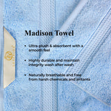 Egyptian Cotton Bath Towels - Plush Bath Sheet Set of 2