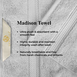 Egyptian Cotton Bath Towels - Plush Bath Sheet Set of 2