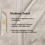 Egyptian Cotton Bath Towels - Plush Bath Sheet Set of 2