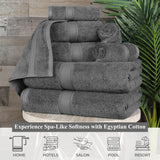 Egyptian Cotton Bath Towels - Plush Bath Sheet Set of 2