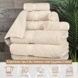 Egyptian Cotton Bath Towels - Plush Bath Sheet Set of 2