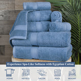 Egyptian Cotton Bath Towels - Plush Bath Sheet Set of 2