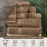 Egyptian Cotton Bath Towels - Plush Bath Sheet Set of 2
