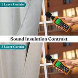 Neal 100% Blackout Machine Washable Grommet Curtains, Set of 2 Panels