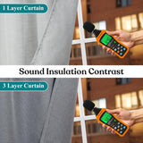 Neal 100% Blackout Machine Washable Grommet Curtains, Set of 2 Panels