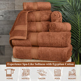 Egyptian Cotton Bath Towels - Plush Bath Sheet Set of 2