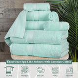 Egyptian Cotton Bath Towels - Plush Bath Sheet Set of 2