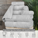 Egyptian Cotton Bath Towels - Plush Bath Sheet Set of 2
