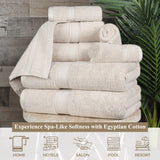 Egyptian Cotton Bath Towels - Plush Bath Sheet Set of 2