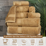 Egyptian Cotton Bath Towels - Plush Bath Sheet Set of 2