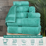 Egyptian Cotton Bath Towels - Plush Bath Sheet Set of 2