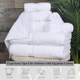 Egyptian Cotton Bath Towels - Plush Bath Sheet Set of 2
