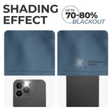 Solid Room Darkening Rod Pocket Blackout Curtain Panels, Set of 2