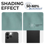 Solid Room Darkening Rod Pocket Blackout Curtain Panels, Set of 2