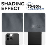 Solid Room Darkening Rod Pocket Blackout Curtain Panels, Set of 2