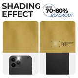 Solid Room Darkening Rod Pocket Blackout Curtain Panels, Set of 2