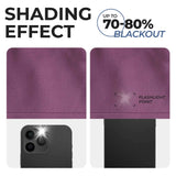 Solid Room Darkening Rod Pocket Blackout Curtain Panels, Set of 2