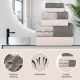 Lodi Cotton 3-Piece Bathroom Towel Set – Absorbent Mid-Weight Solids & Patterns