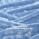 Superior Fleece Plush Medium Weight Fluffy Solid Decorative Blanket