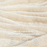 Superior Fleece Plush Medium Weight Fluffy Solid Decorative Blanket