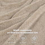 Superior Fleece Plush Medium Weight Fluffy Solid Decorative Blanket