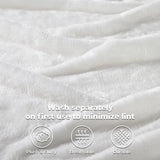 Superior Fleece Plush Medium Weight Fluffy Solid Decorative Blanket