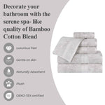 Rayon from Bamboo Cotton Blend Luxury Assorted 18 Piece Towel Set - Towel Set by Superior