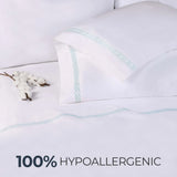 Egyptian Cotton 1000 Thread Count Embroidered Bed Sheet Set - Egyptian Cotton Sheet Set by Superior